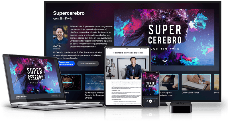 Supercerebro está disponible en todos los dospositivos