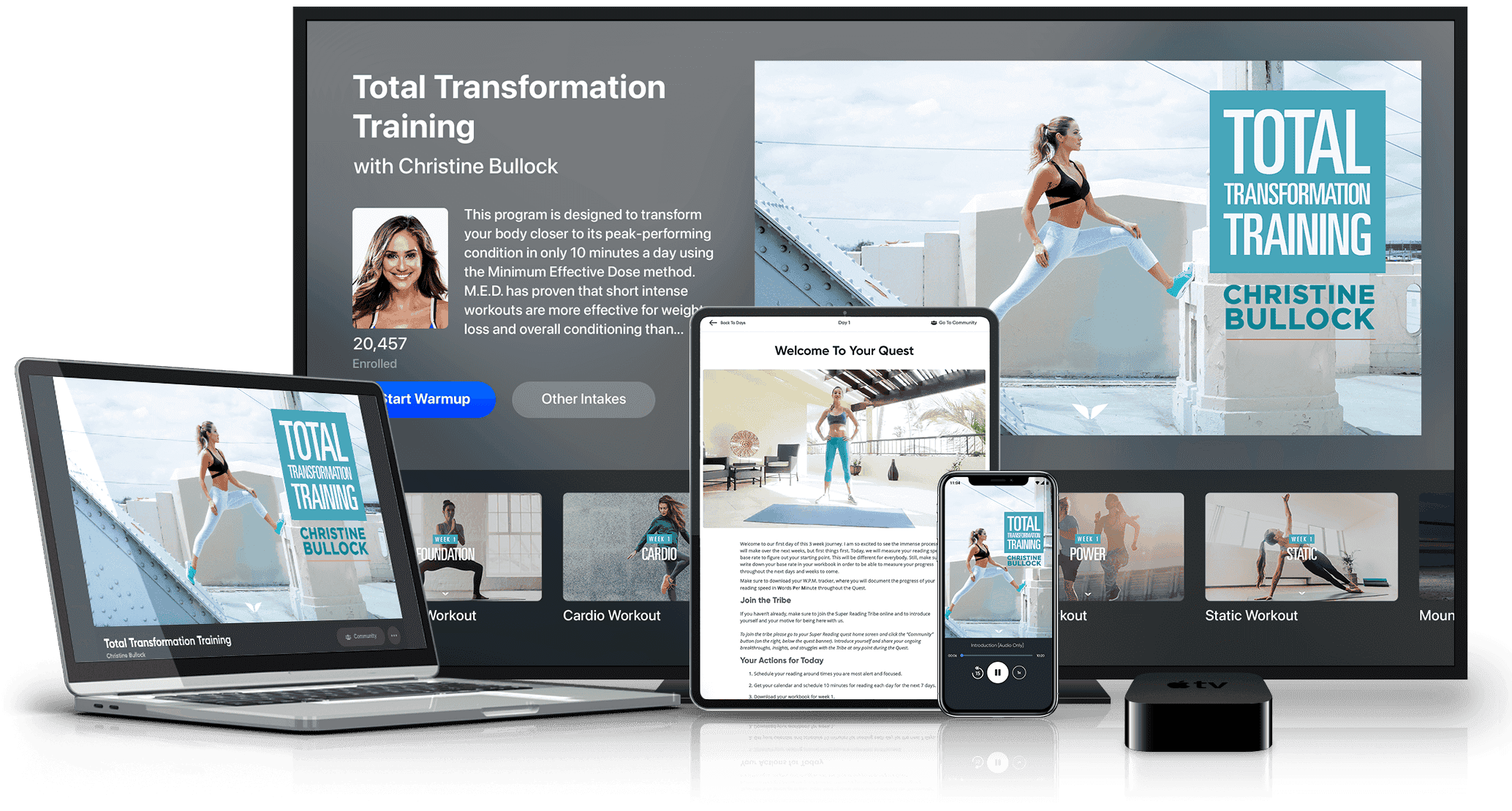 Total Transformation Training on multiple devices