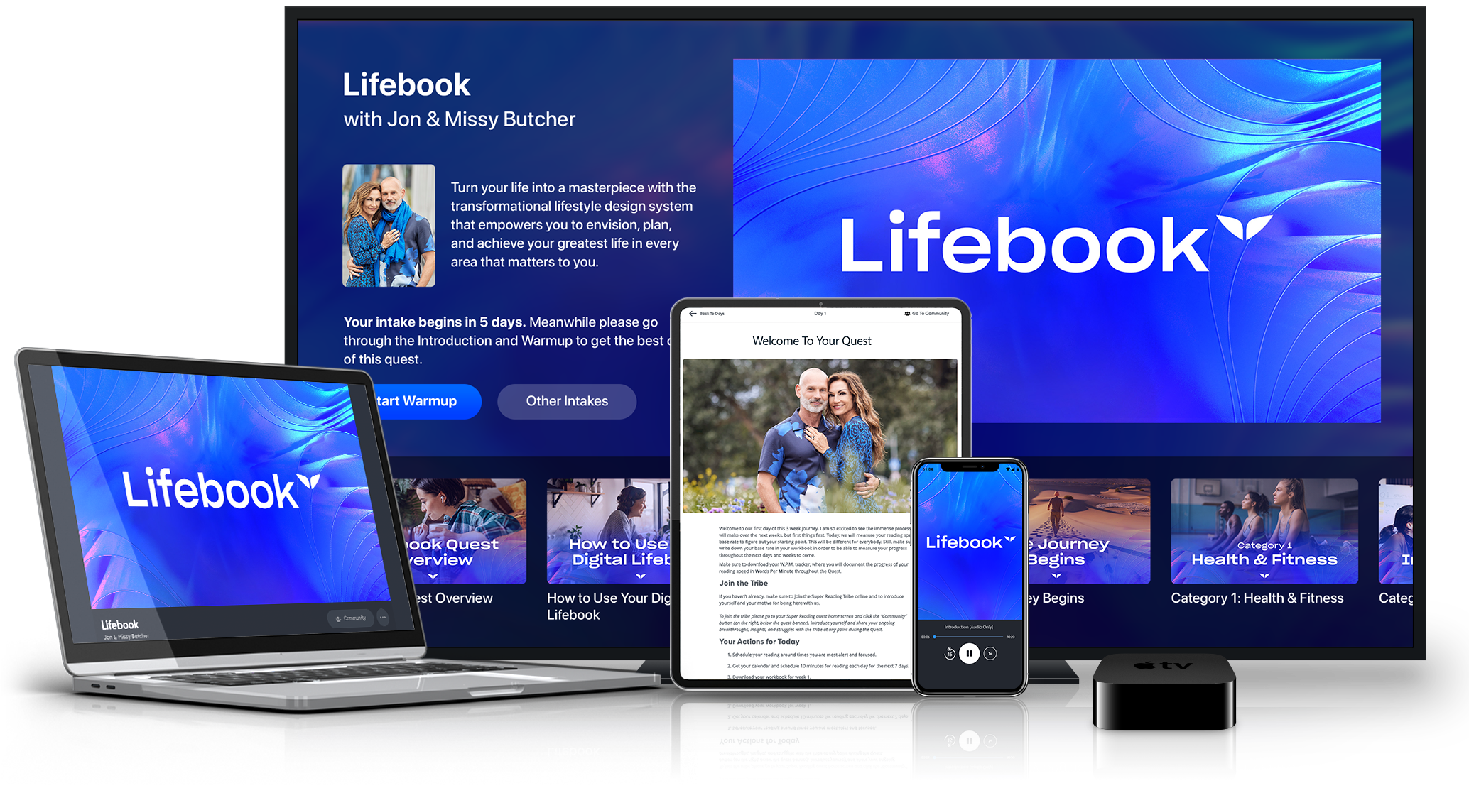 Available on your Personal Computer, Tablet, Smartphone & Apple TV