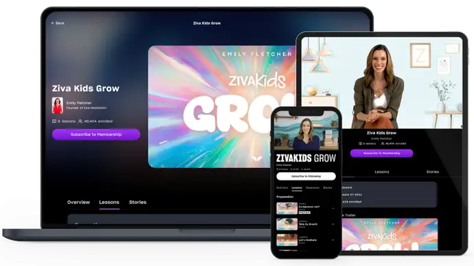 Ziva Kids Grow on multiple devices