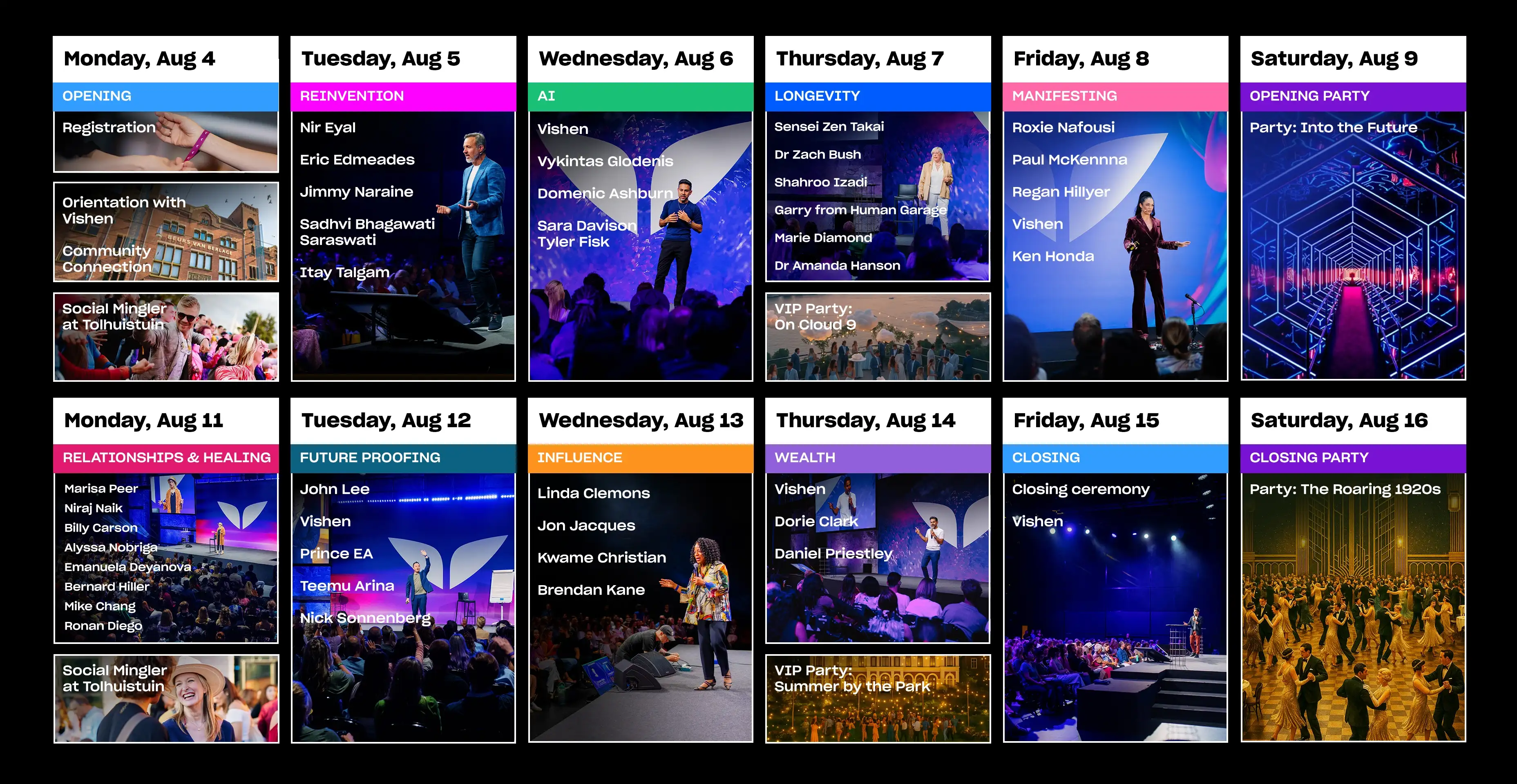 Mindvalley University 2025 Schedule