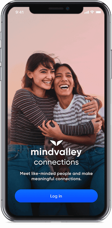 Mindvalley home login screen