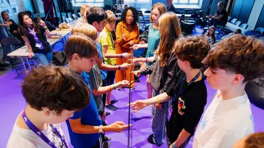 group photo of students at mindvalley university