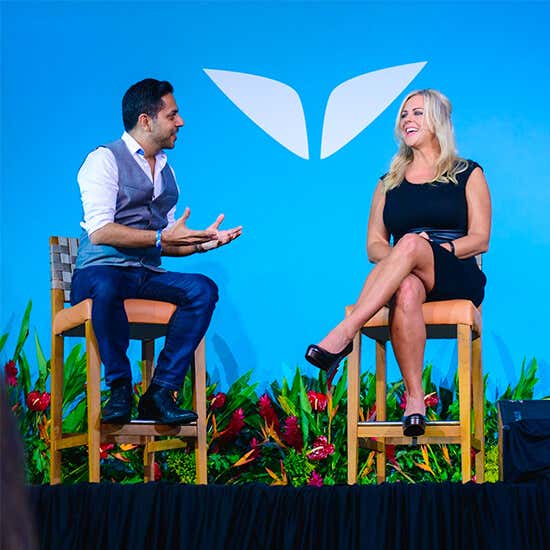 Vishen & Christie on Stage