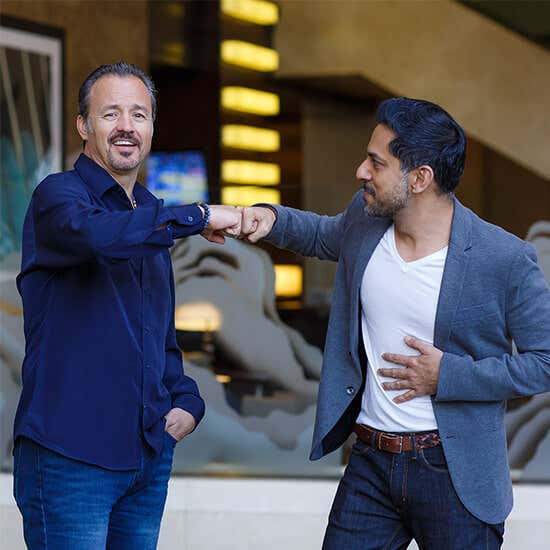 Vishen Lakhiani and Eric Edmeades