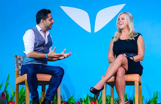 Vishen & Christie on Stage