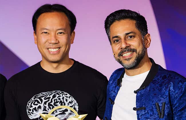 Jim Kwik with Vishen Lakhiani