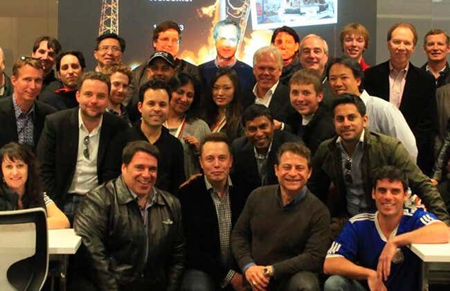 Vishen Lakhiani and Naveen Jain at Space X
