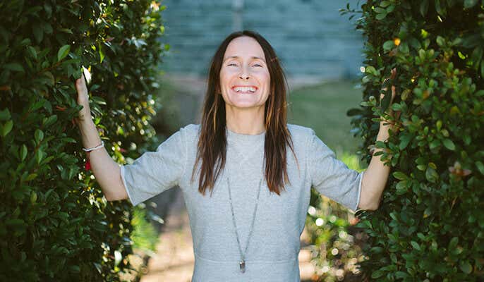 Happy Woman in nature