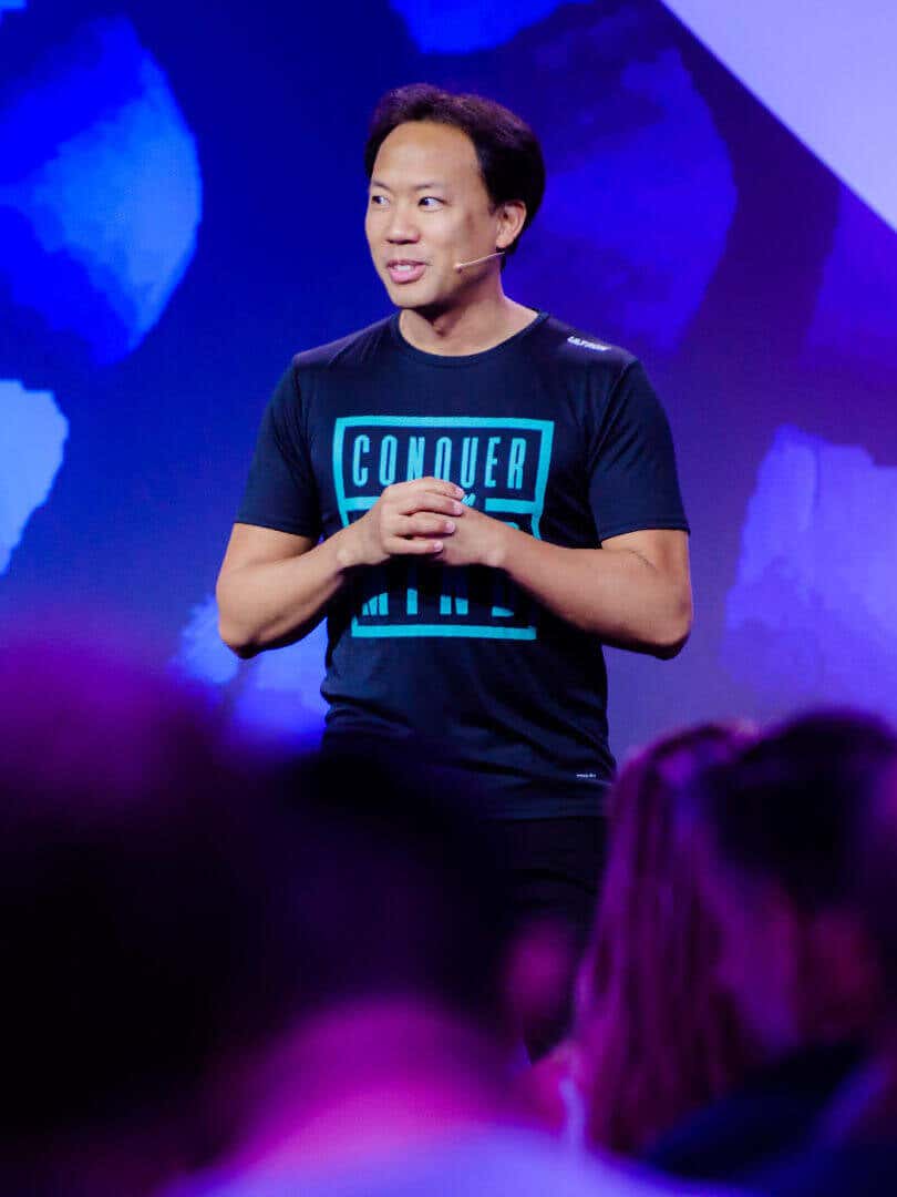 Vishen with guest on stage at A-Fest