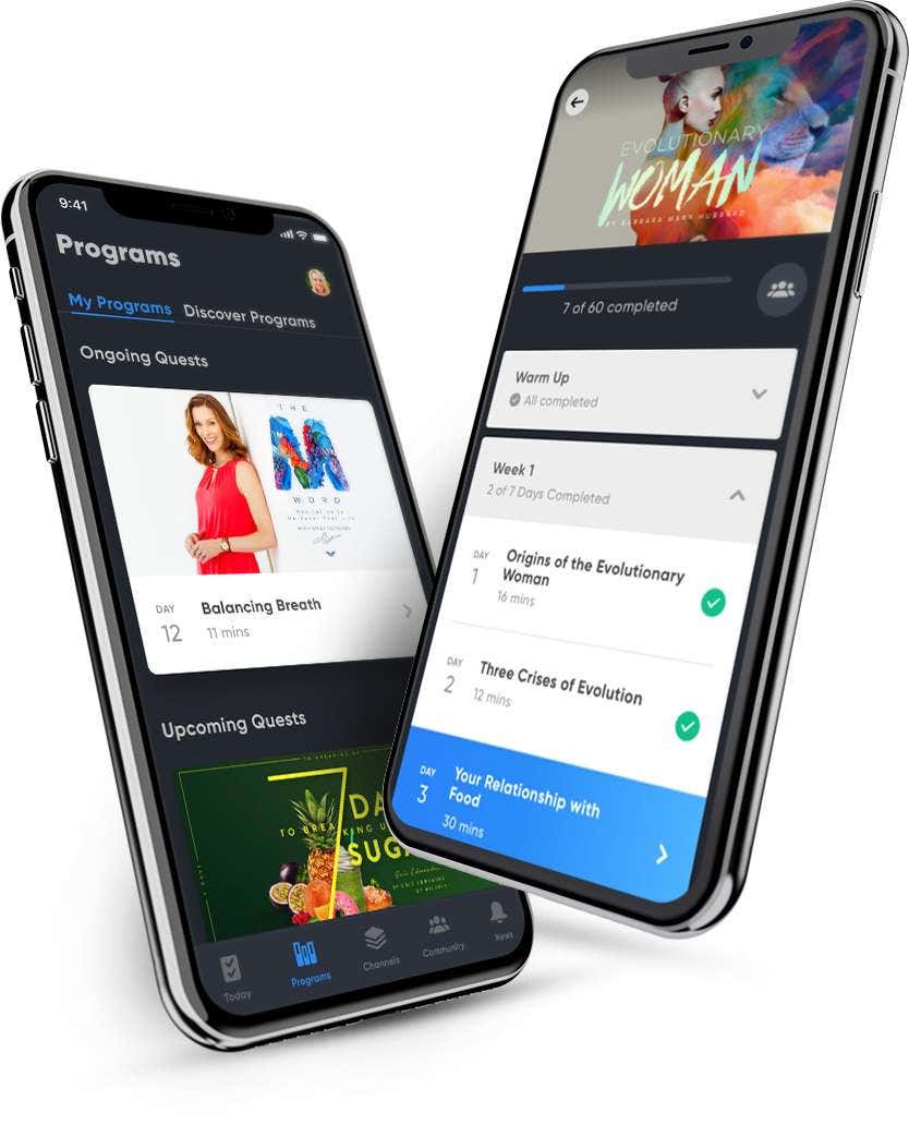 Mindvalley app interface