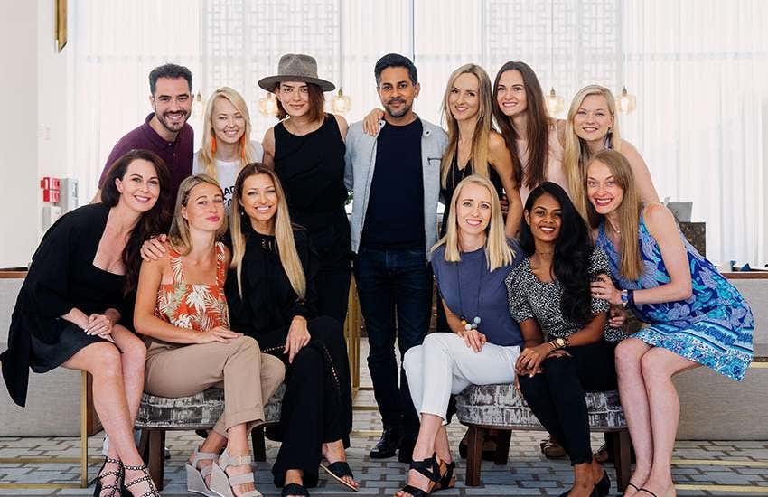 Vishen with Mindvalley team